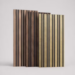 Lamela na stenu MILO - dub sonoma, zlatá, orech - 12,2 x 270 cm