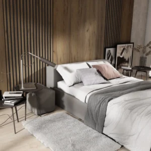 Lamela na stenu Vasco - dub remeselný a zlatý, orech - 12,2 x 270 cm